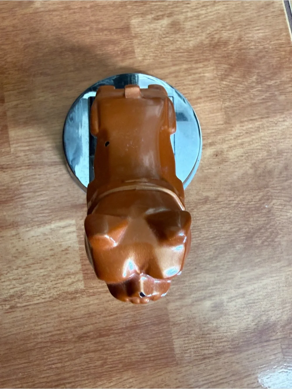 Bronze Dog Bulldog Figurine - office Paperweight Accent